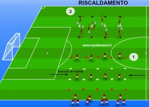 riscaldamento calcio