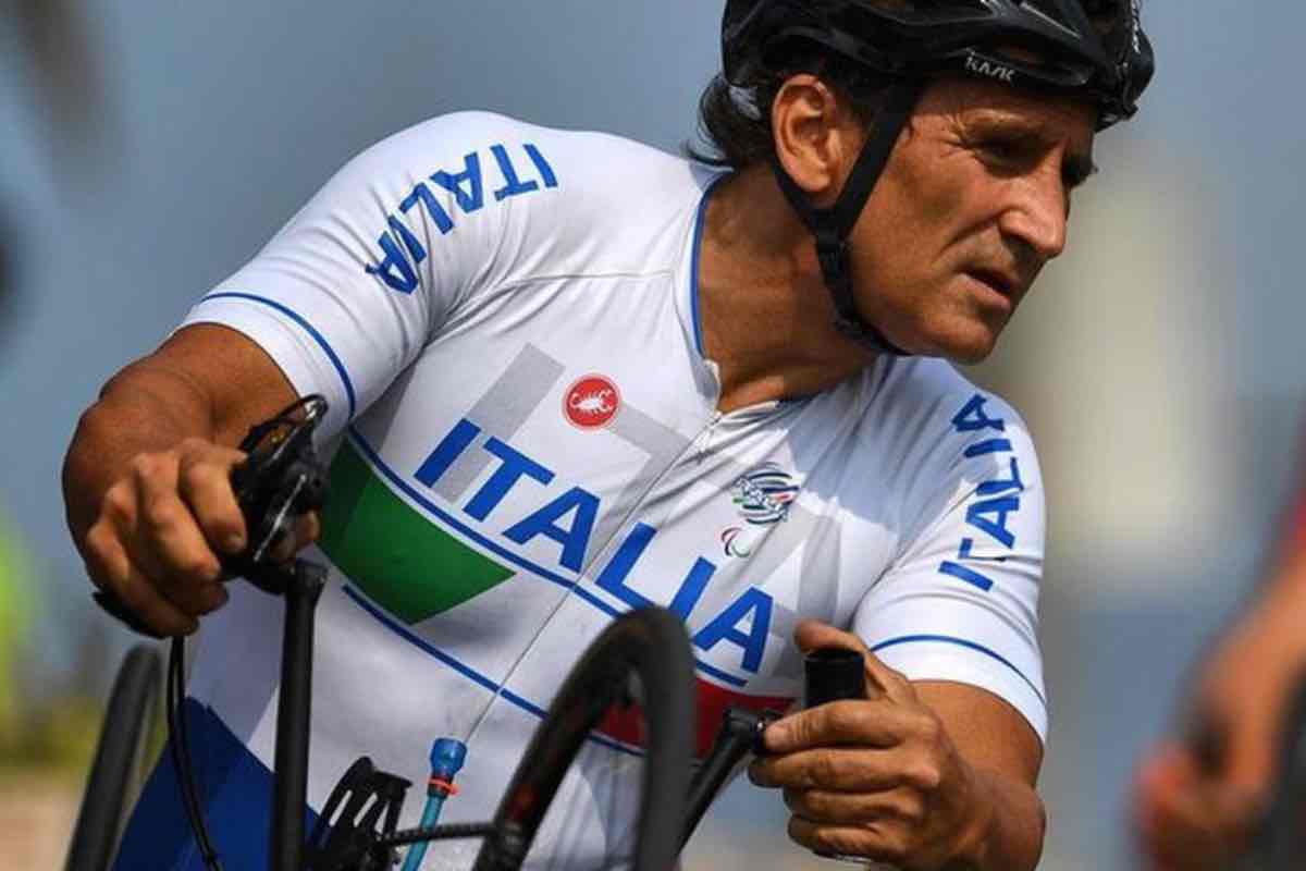 Zanardi commozione pianto