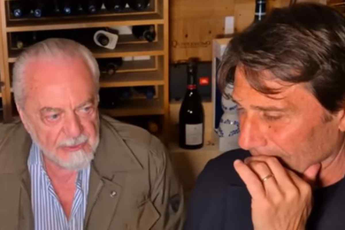 Aurelio De Laurentiis e Antonio Conte
