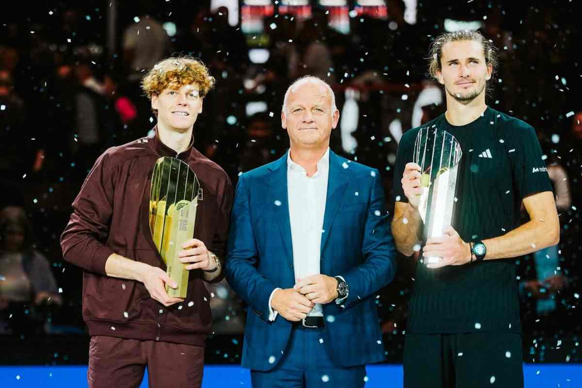 Zverev e Sinner premiazione