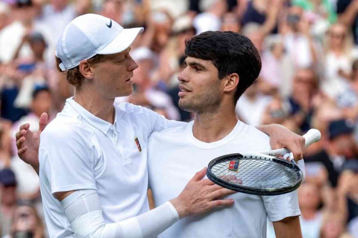 Jannik Sinner e Carlos Alcaraz