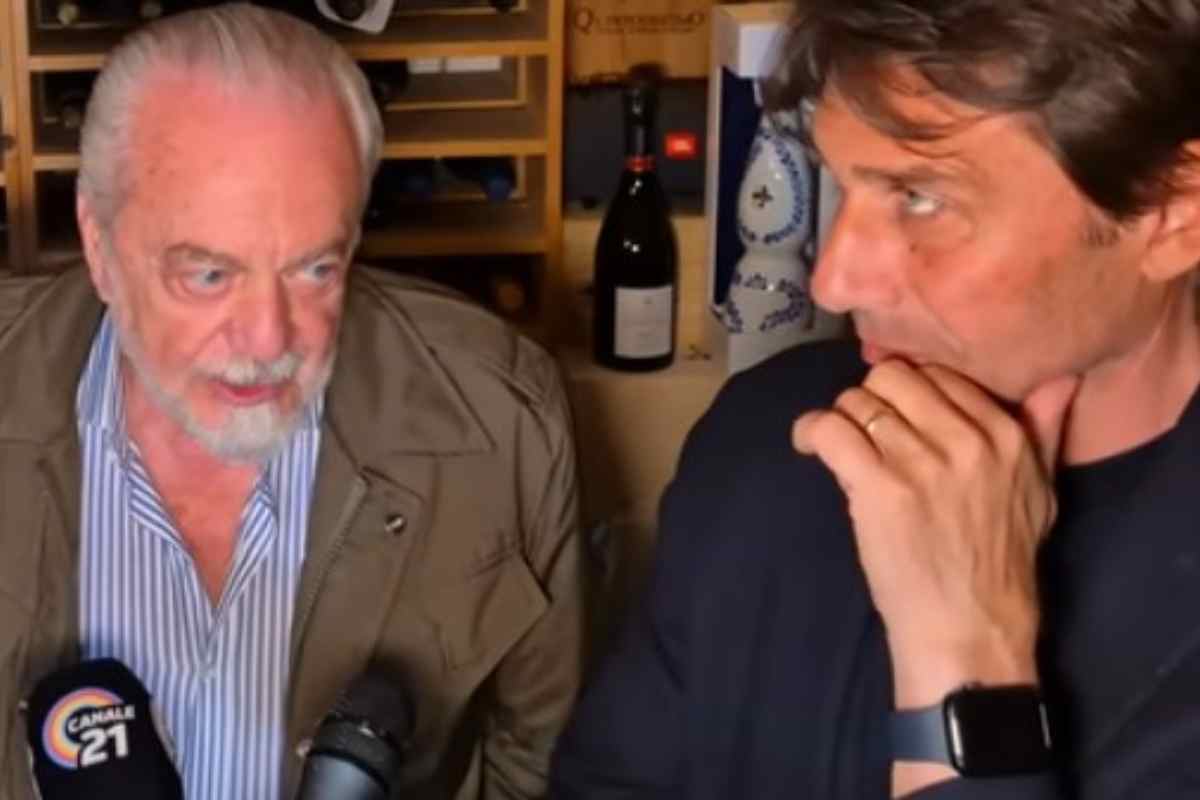 Antonio Conte e Aurelio De Laurentiis