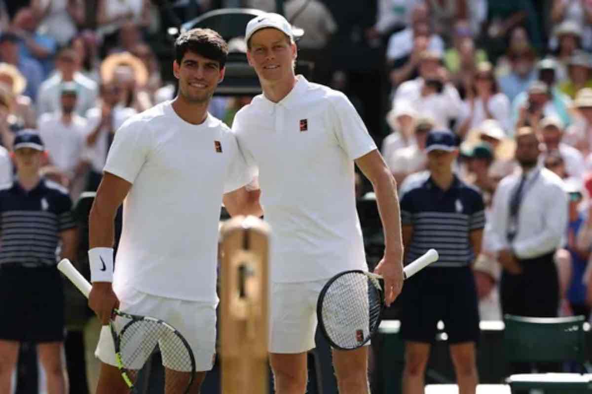 Sinner Alcaraz Tennisti