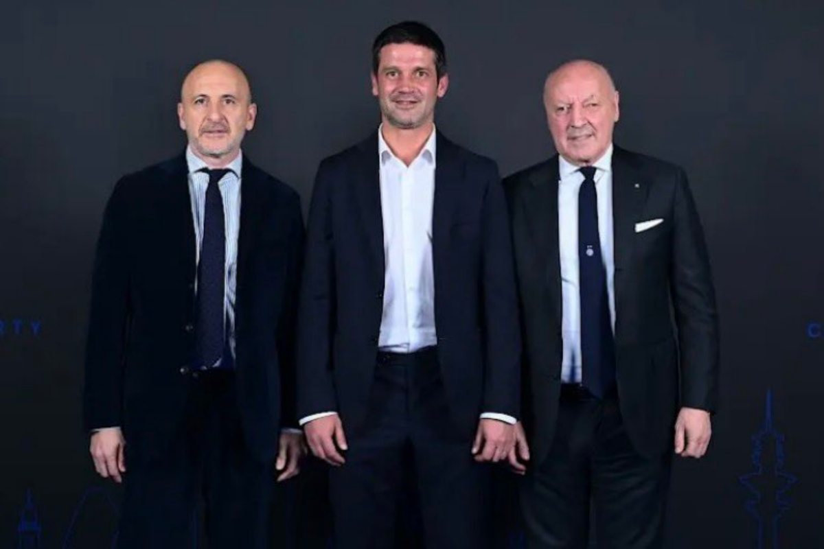 Chivu con la dirigenza Inter