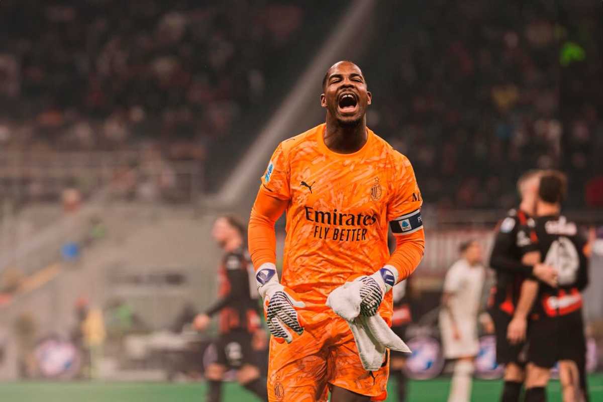 Mike Maignan via dal Milan