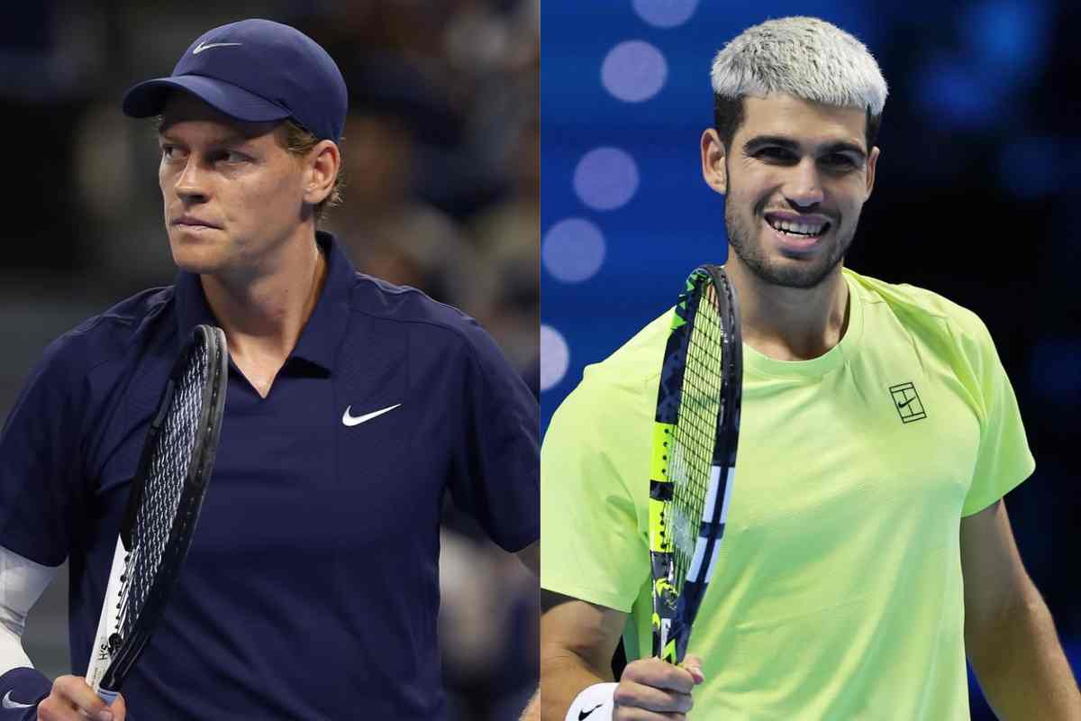 Jannik Sinner e Carlos Alcaraz