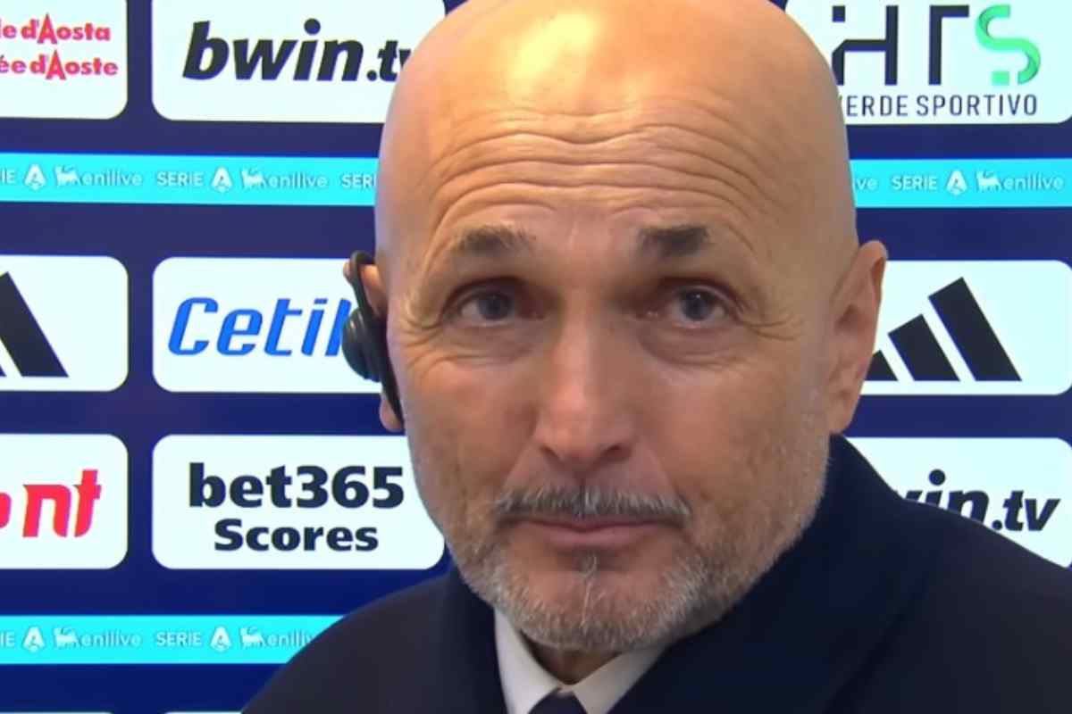 Luciano Spalletti durante un'intervista a DAZN