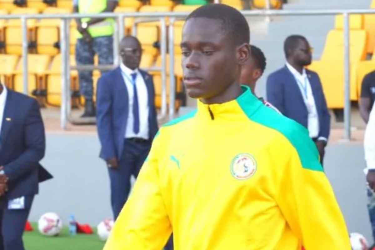 El Hadj Malick Cissé in campo con il Senegal