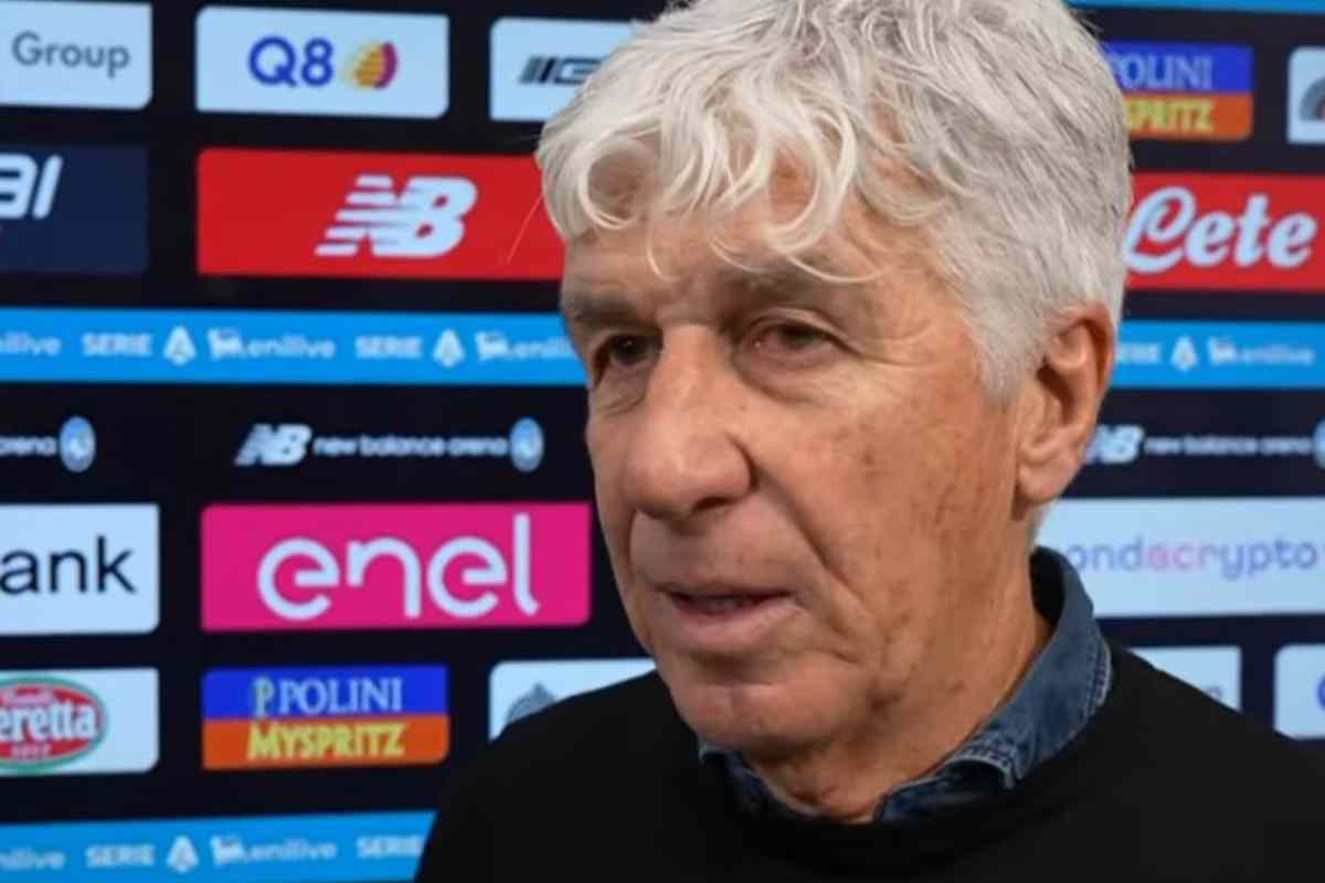 Gian Piero Gasperini durante un'intervista