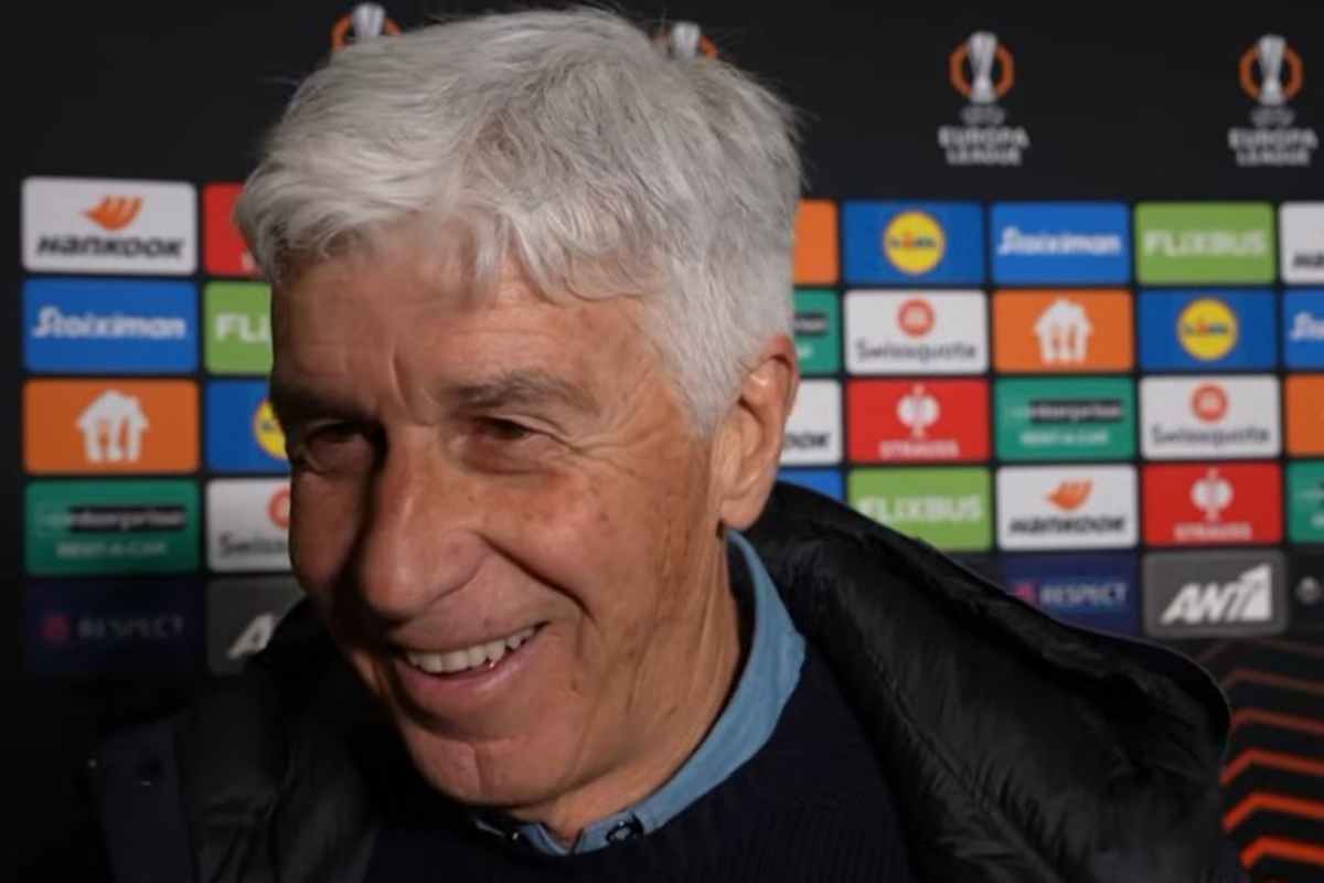 Gian Piero Gasperini sorride