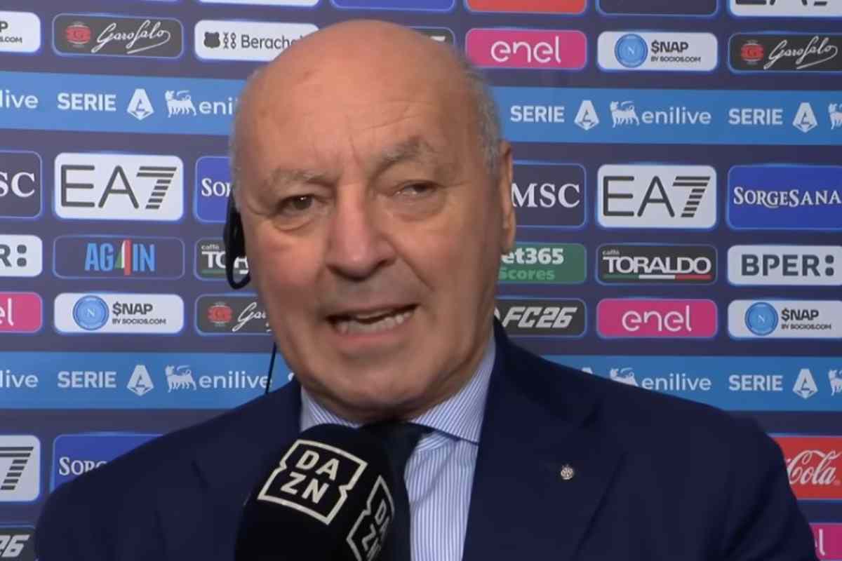 Beppe Marotta ai microfoni di DAZN