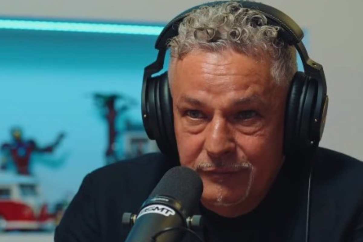 Roberto Baggio con lo sguardo triste