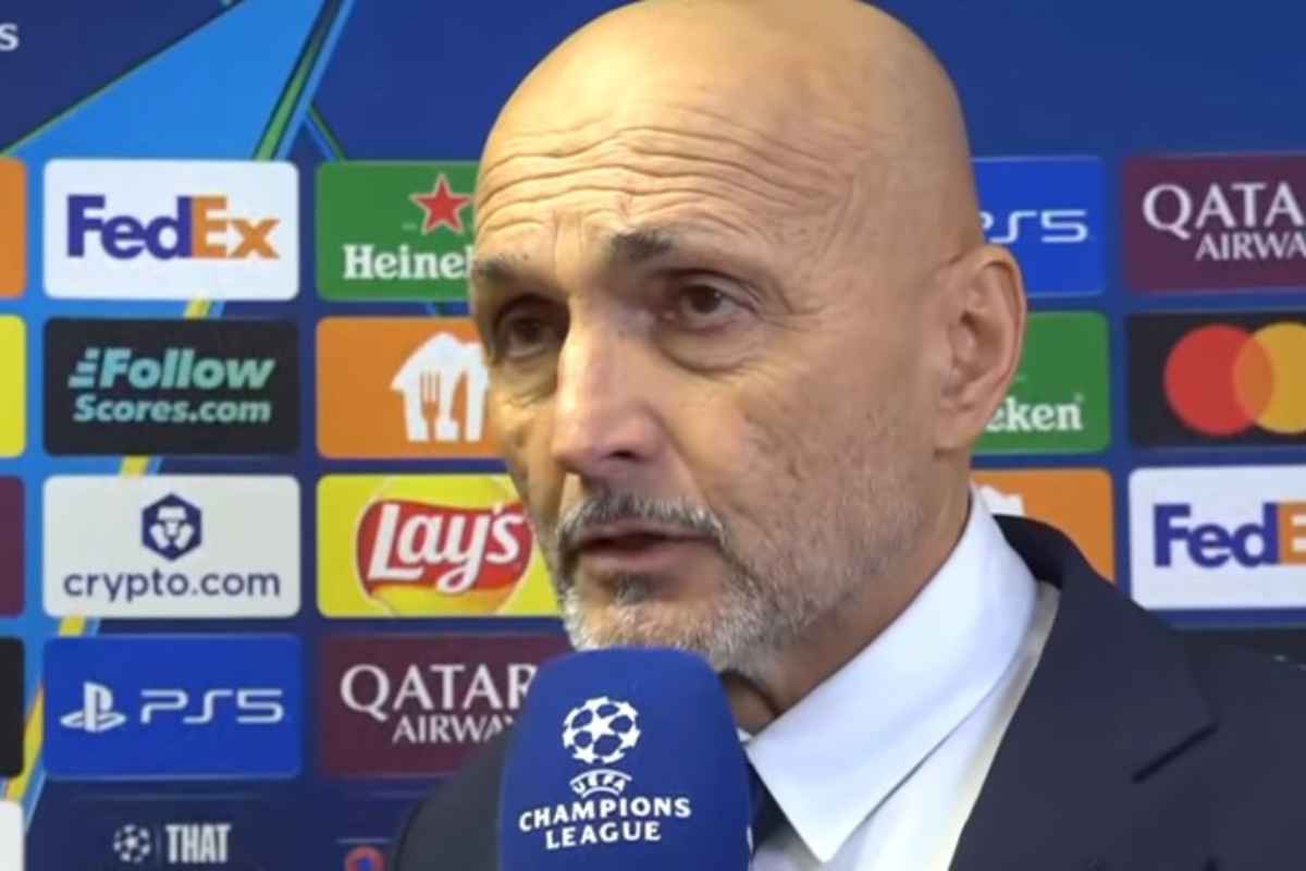 Luciano Spalletti durante un'intervista