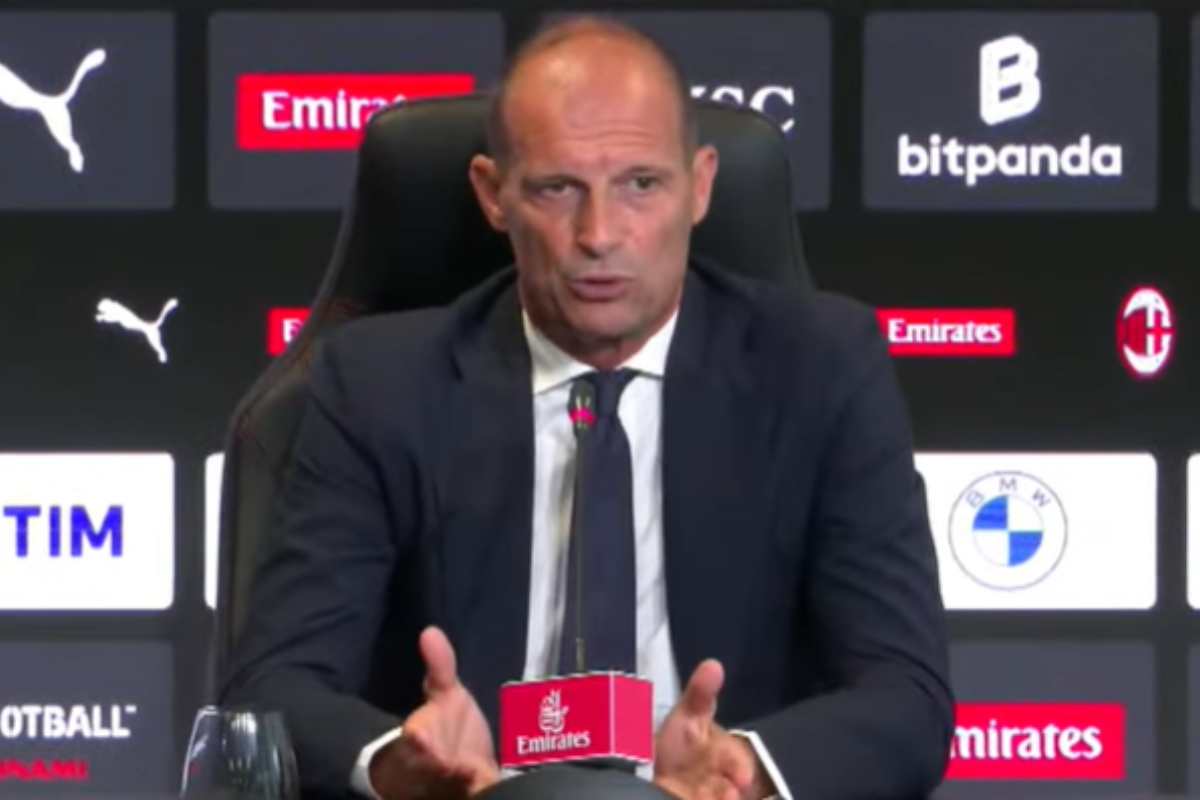 Allegri in conferenza stampa