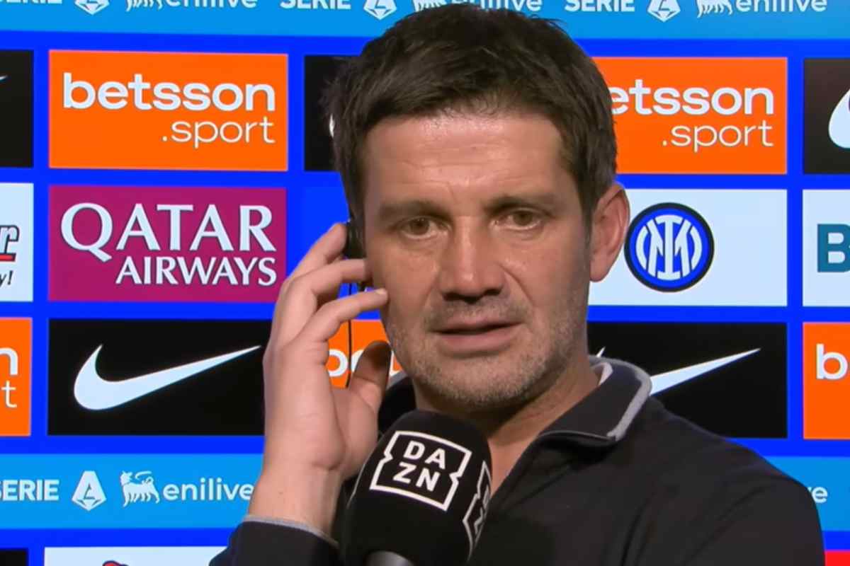 Chivu ai microfoni di Dazn dopo la partita contro il Lecce