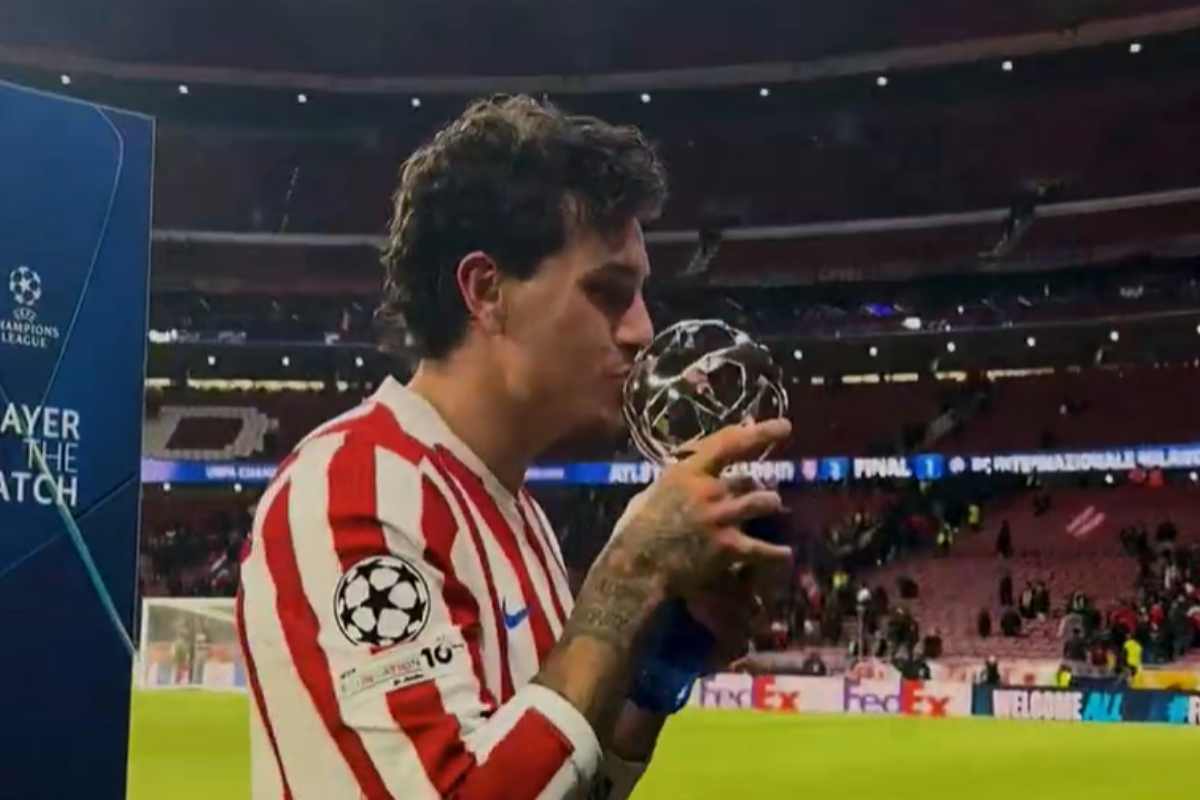 Gimenez dopo una partita di Champions