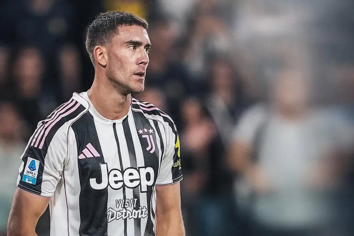 Vlahovic Juve Barcellona