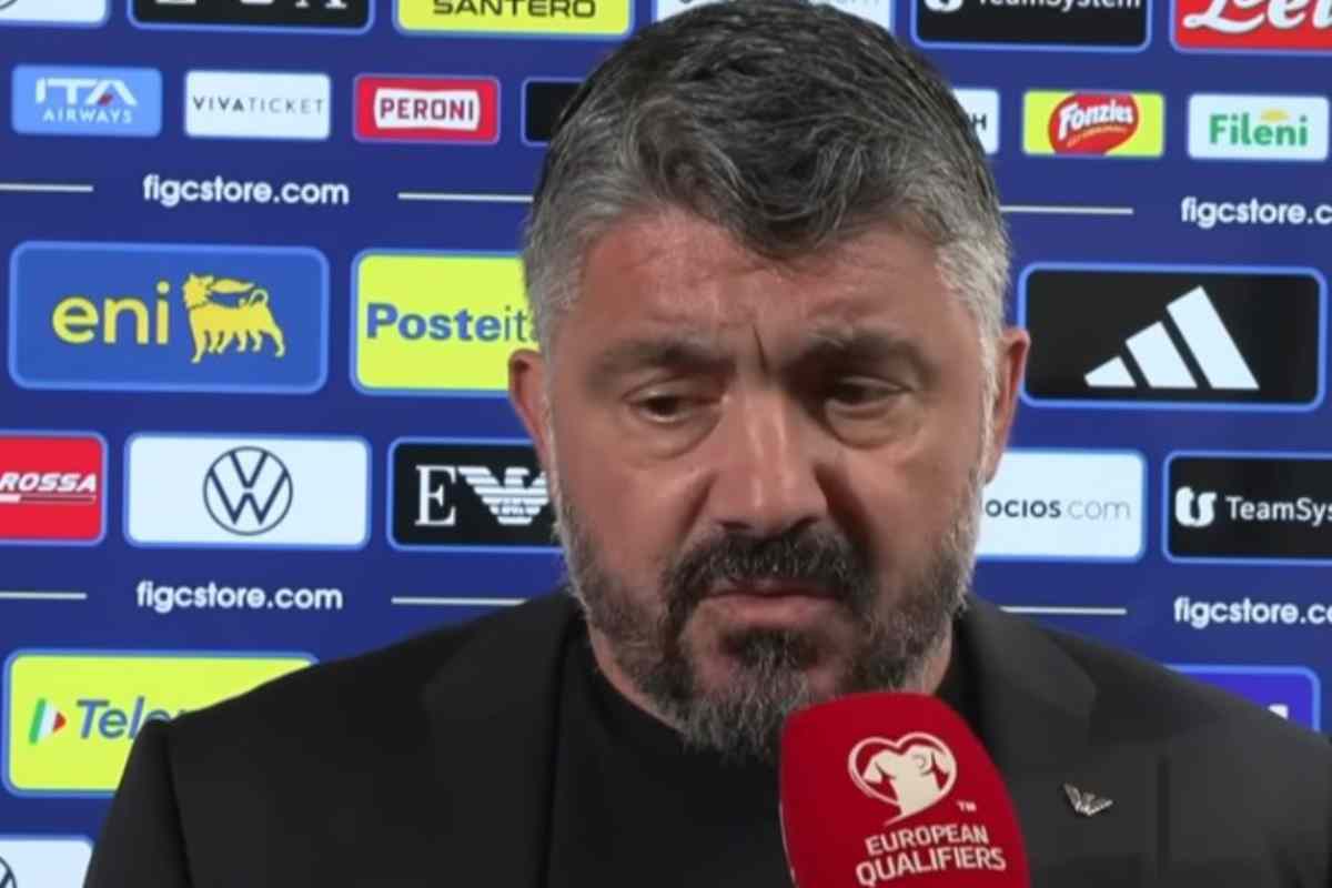 Gennaro Gattuso durante un'intervista