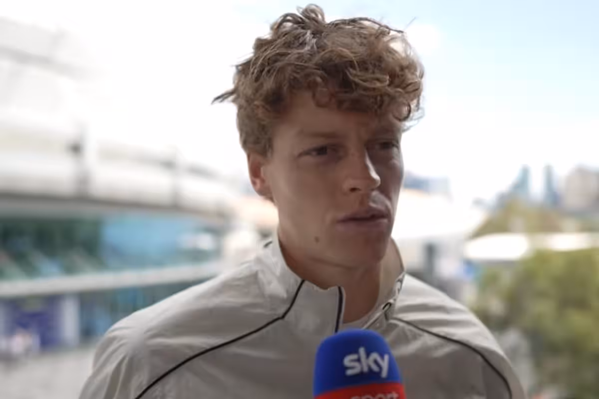 Jannik Sinner intervistato da Sky Sport